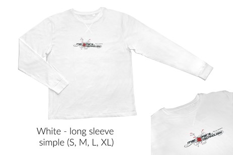Male T-Shirt Long - White