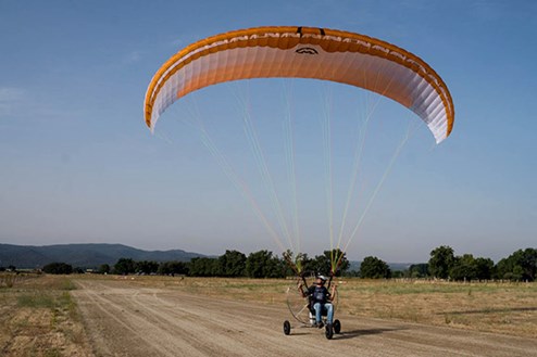 Charger-Parapente réflex fácil para vuelo con paramotor