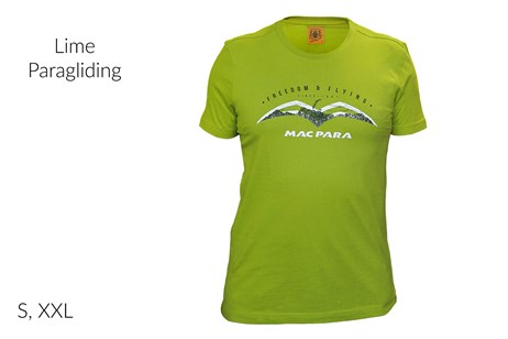 T-Shirt - Lime - Paragliding