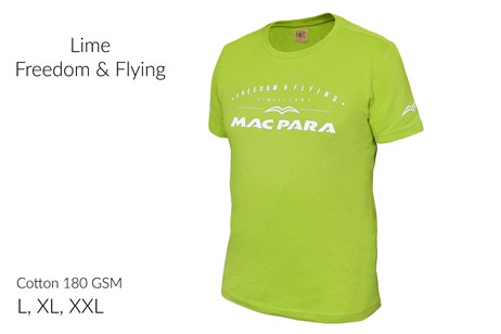 T-Shirt - Lime - Freedom & Flying