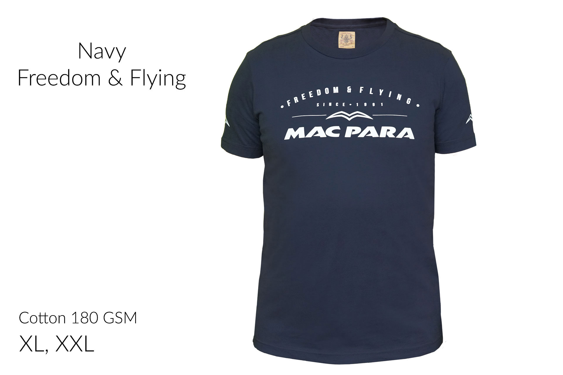 T-Shirt - Navy - Freedom & Flying