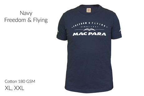 T-Shirt - Navy - Freedom & Flying