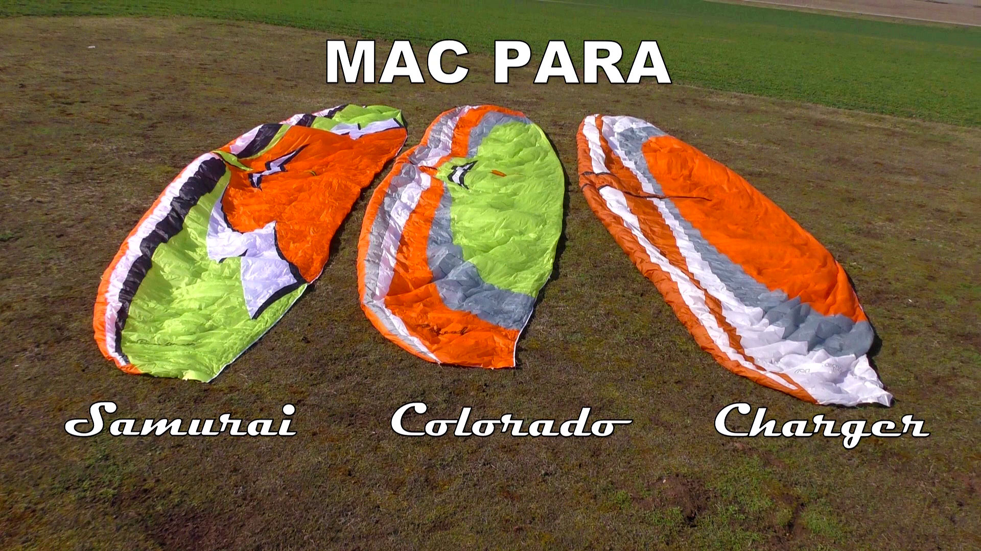 Comparison PPG gliders