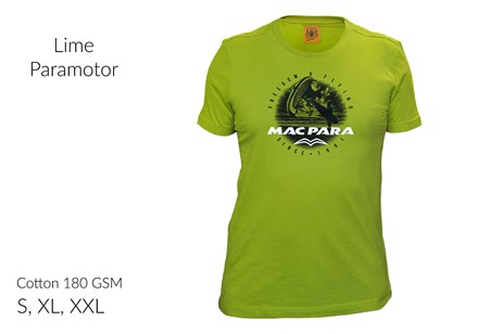T-Shirt - Lime - Paramotor