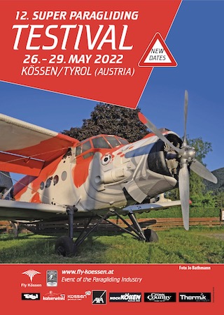  Super Paragliding Testival 2022 in Kössen