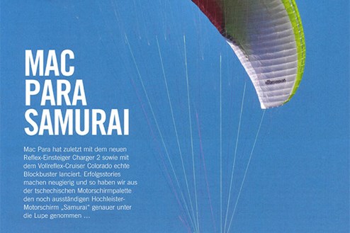 SAMURAI Review - PARAMOTOR das Motorschirm-magazine 3/22