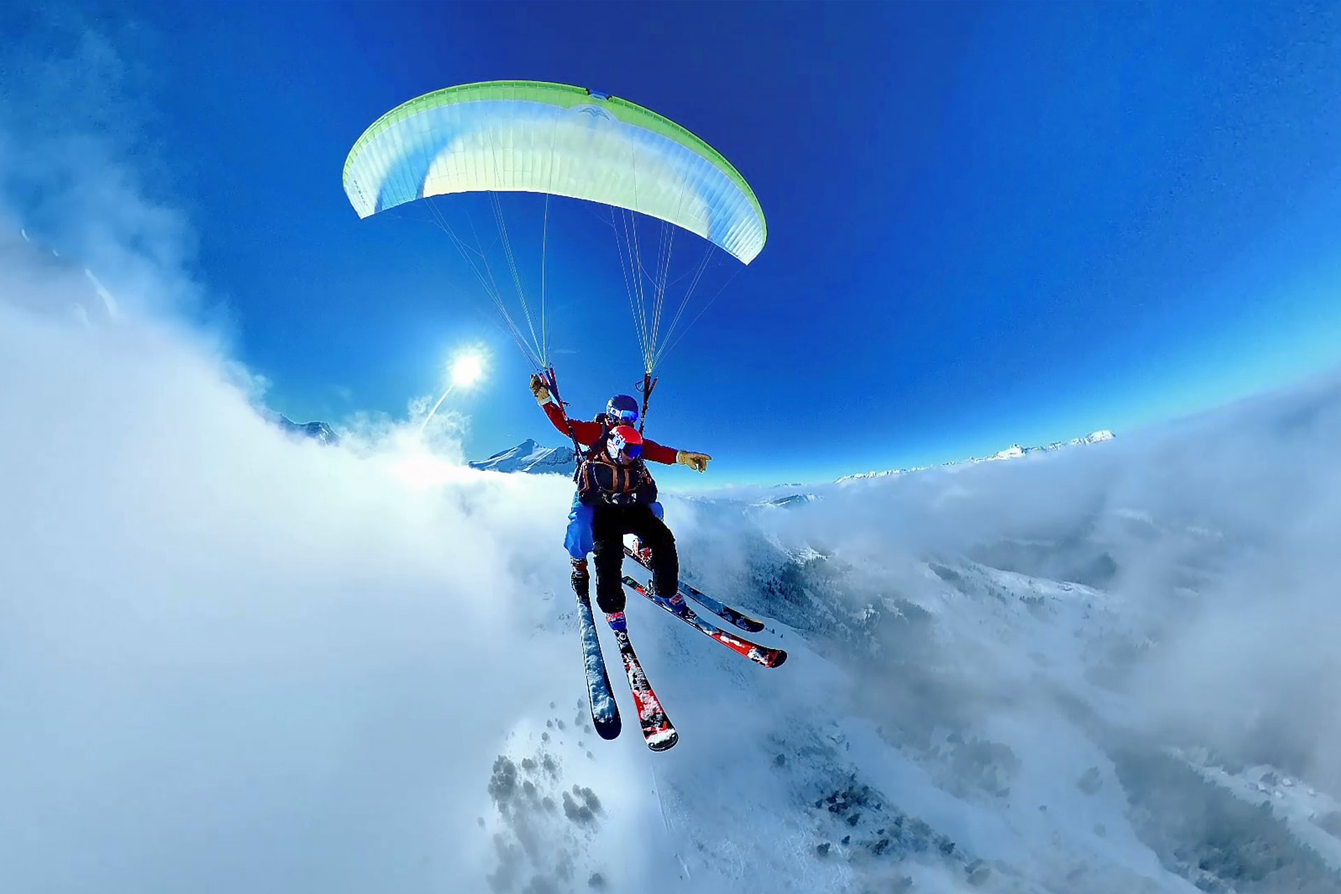 Skiing in clouds with Pasha 7 - 39